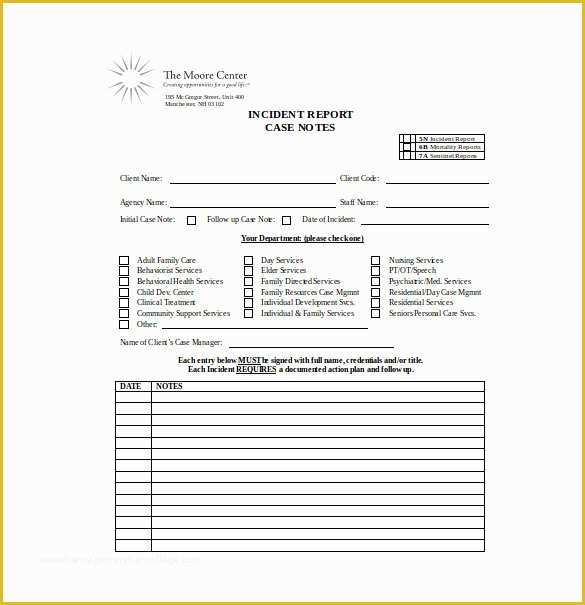 Free Dap Note Template Of Counseling Case Notes Template Templates Resume