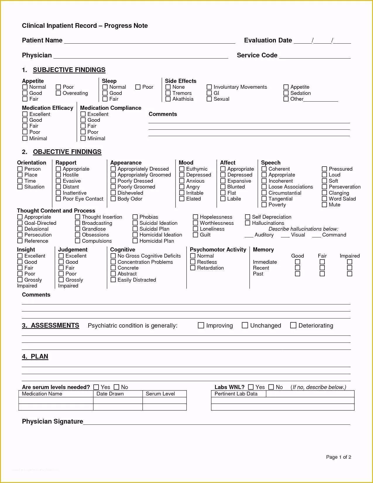 Free Dap Note Template Of Mental Health Progress Note Example Lovely 11 Best