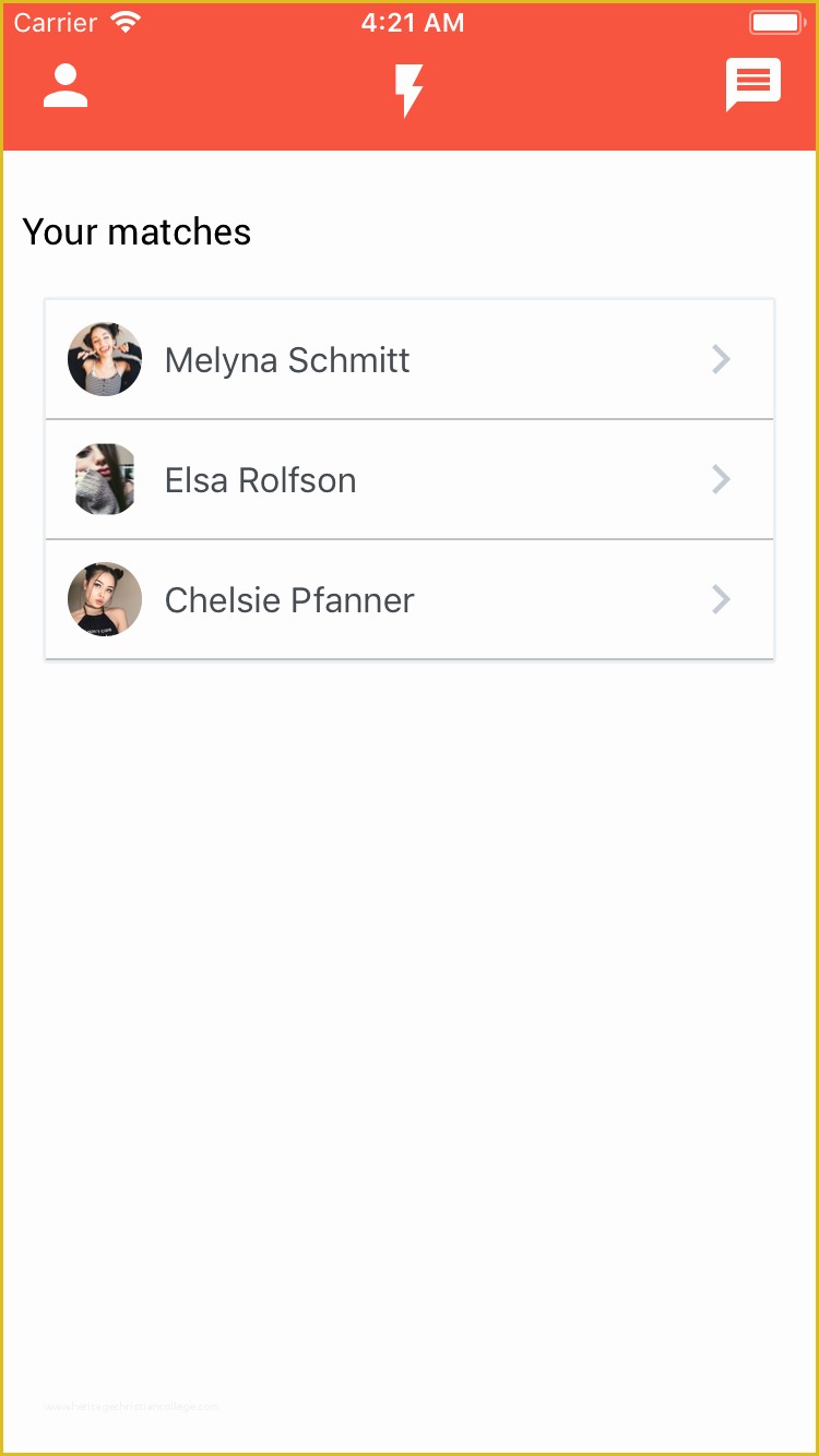 Free Dating App Template Of Binder React Native Dating App Template In social Media