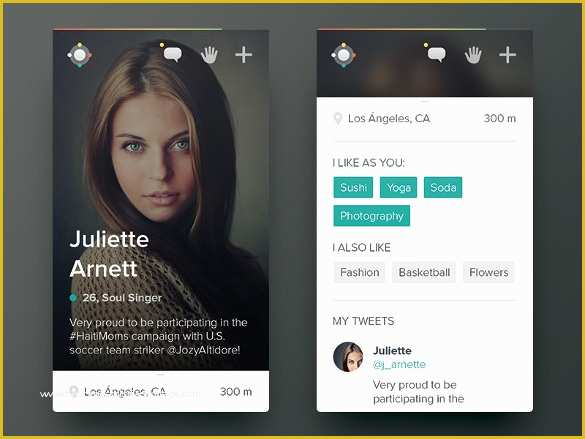 Free Dating App Template Of Dating App – 16 Psd Eps format Download