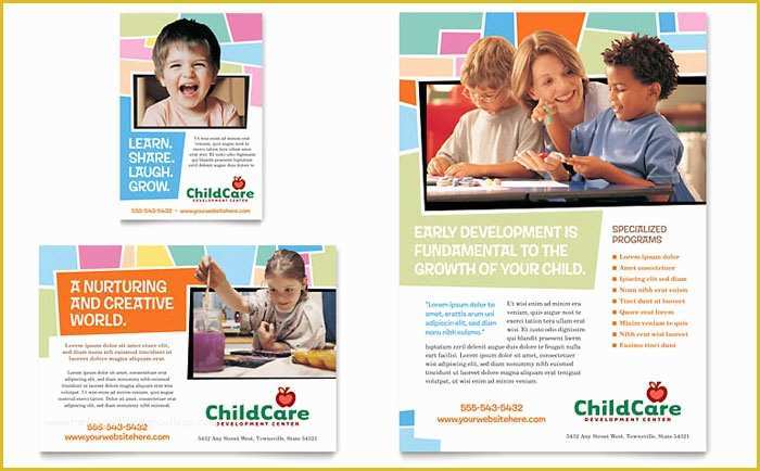 Free Daycare Flyer Templates Of Preschool Kids &amp; Day Care Flyer &amp; Ad Template Design