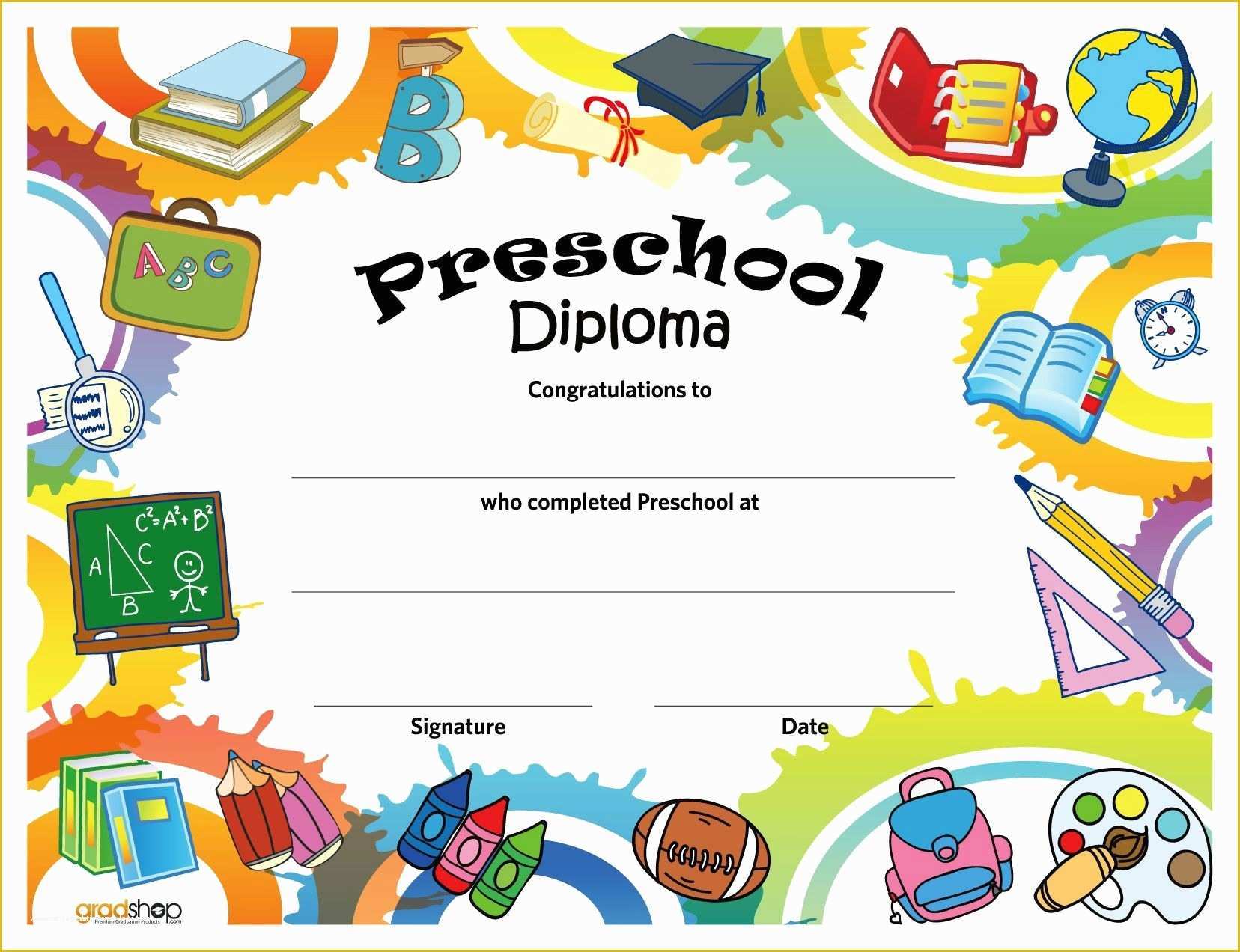 Free Daycare Templates Of 11 Preschool Certificate Templates Pdf