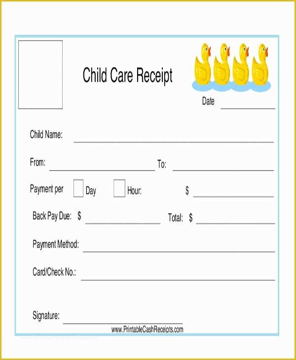 Free Daycare Templates Of 7 Daycare Invoice Templates – Free Sample Example