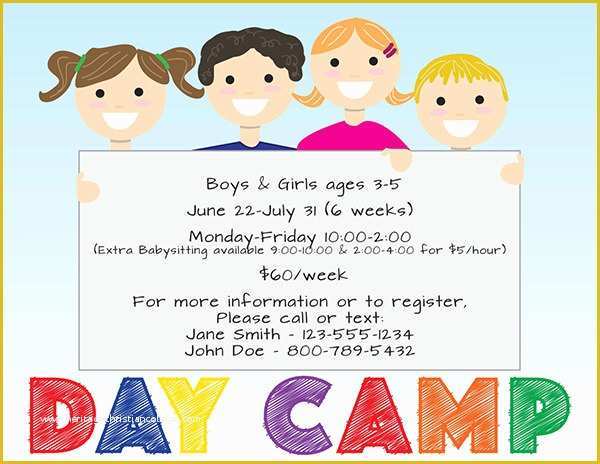 Free Daycare Templates Of Day Care Flyer 8 Premium Download