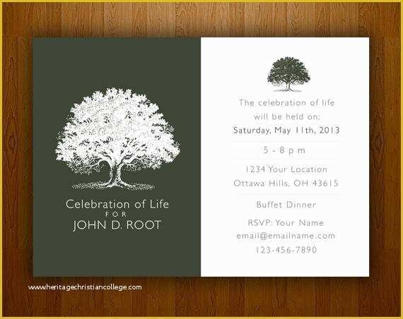 Free Death Announcement Card Templates Of Mourning Card for Memorial Funeral Announcements or Invites