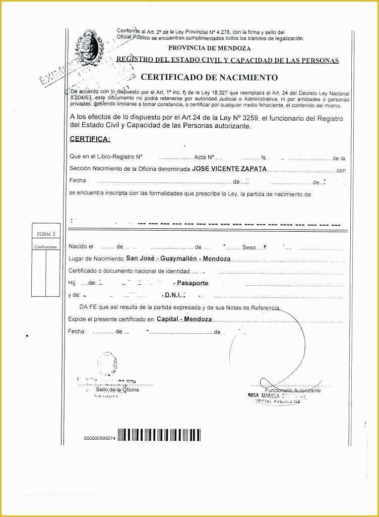 Free Death Certificate Translation Template Of Birth Certificate Translation Template Mexican Marriage