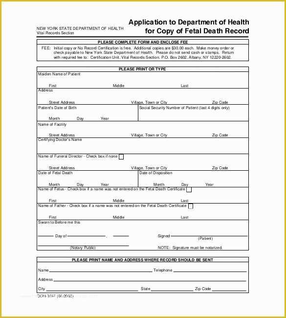 Free Death Certificate Translation Template Of Blank Death Certificate Uk