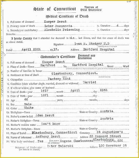 Free Death Certificate Translation Template Of Certificate Template Blank – Puebladigital
