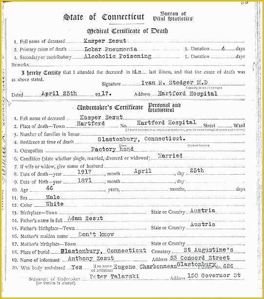 Free Death Certificate Translation Template Of Certificate Template Blank – Puebladigital