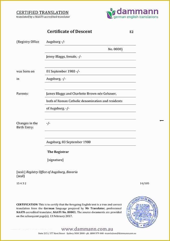 Free Death Certificate Translation Template Of Death Certificate Translation Template Death Certificate