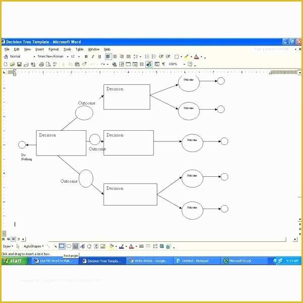 Free Decision Tree Template Excel Of Decision Tree Template Excel Decision Matrix Excel