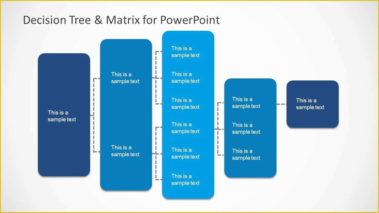 Free Decision Tree Template Of Decision Tree & Matrix Template for Powerpoint Slidemodel