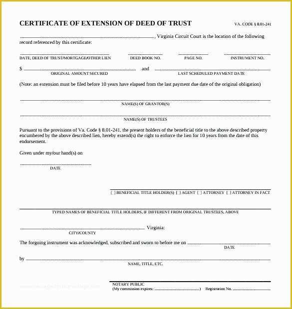 Free Declaration Of Trust Template Of Deed Of Trust Template Free – Superscripts