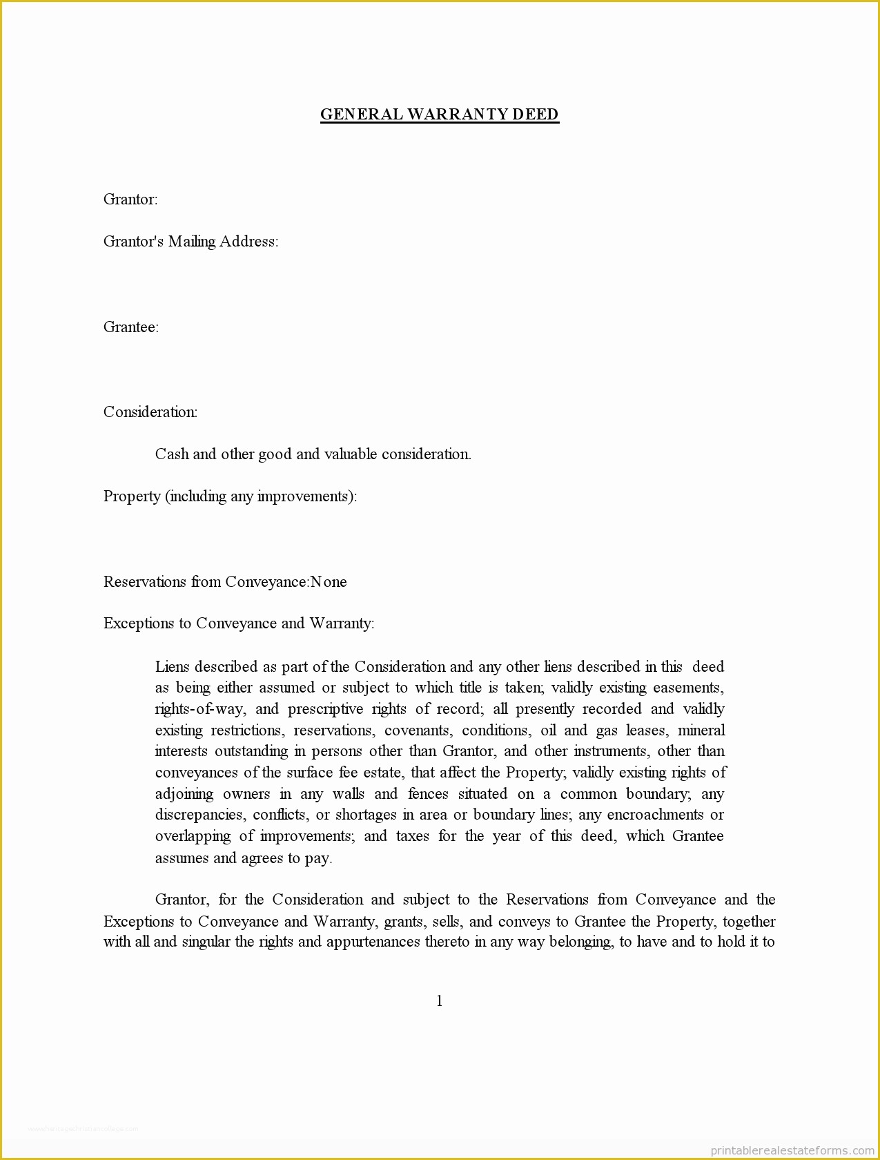 Foreign Grantor Trust Template