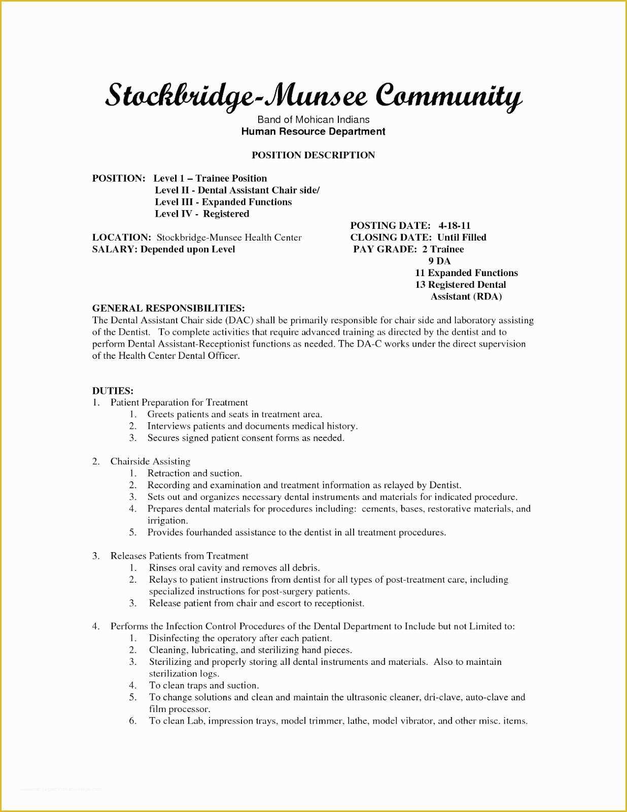 Free Dental Resume Templates Of 20 Free Dental assistant Resume Templates