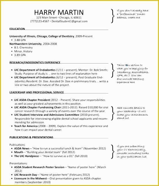 Free Dental Resume Templates Of 6 Dentist Curriculum Vitae Templates