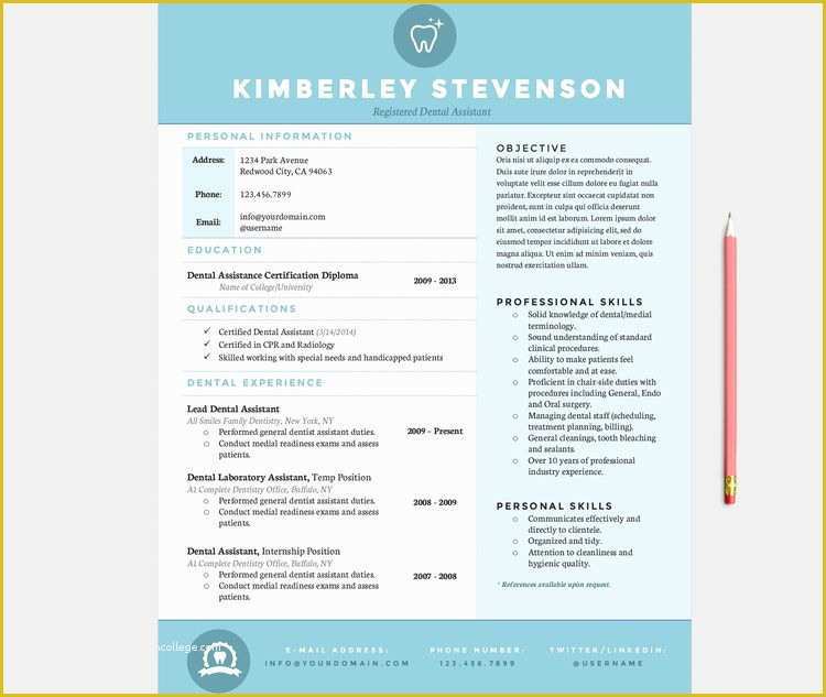 Free Dental Resume Templates Of Dental assistant Resume Dentist Resume Dental Hygienist