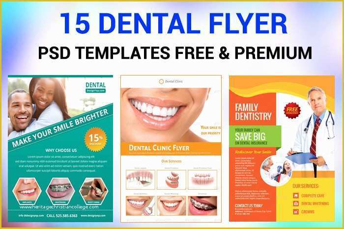 Free Dental Templates Of 15 Dental Flyer Psd Templates Free & Premium Designyep