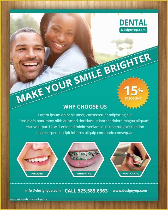 Free Dental Templates Of 15 Dental Flyer Psd Templates Free & Premium Designyep