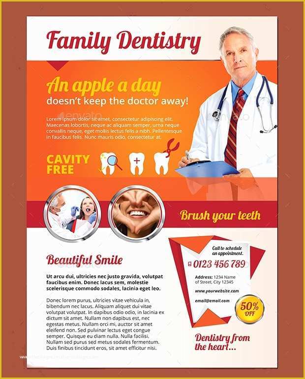 Free Dental Templates Of 20 Dental Flyer Templates Printable Psd Ai Vector Eps
