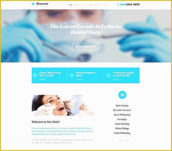 Free Dental Templates Of 36 Dental Website themes & Templates