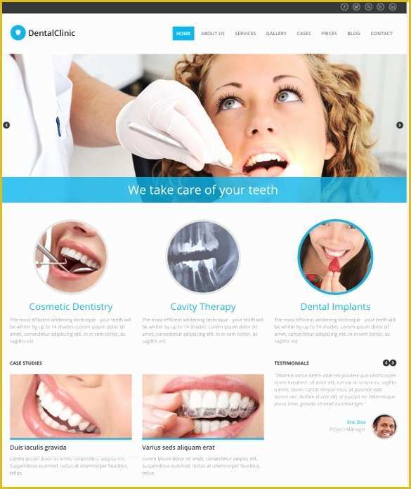 Free Dental Templates Of 36 Dental Website themes & Templates