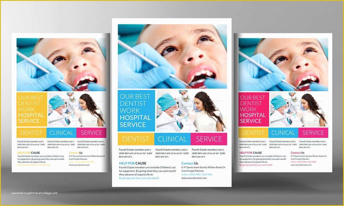 Free Dental Templates Of Dental Care Flyer Template Flyer Templates On Creative