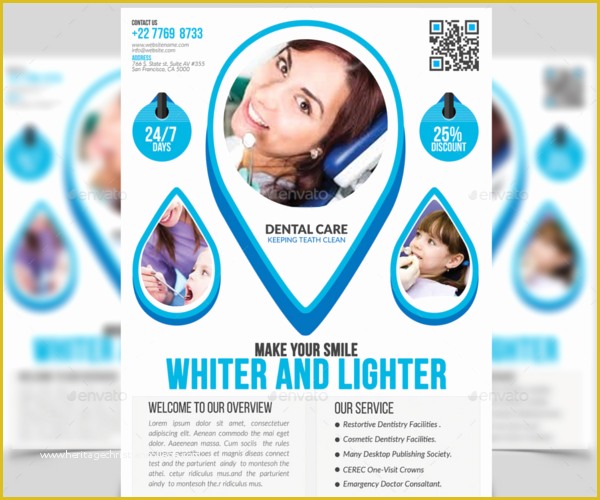 Free Dental Templates Of Dental Care Flyer Template