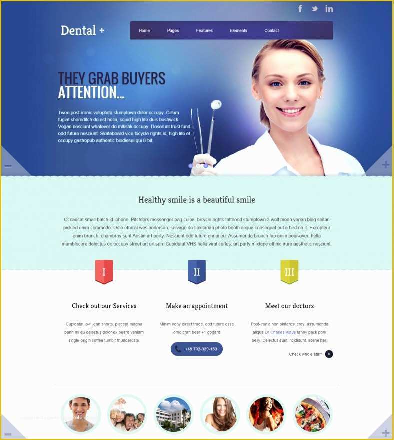 Free Dental Templates Of Dentist Wordpress Website Templates & themes