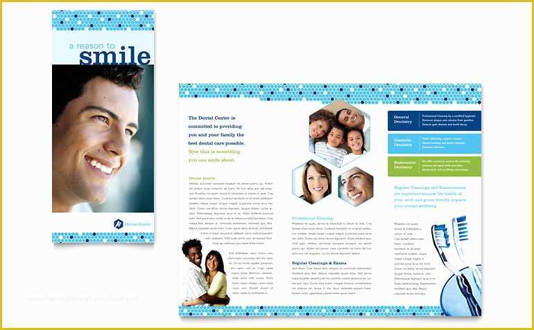 Free Dental Templates Of Dentistry & Dental Fice Brochure Template Word & Publisher