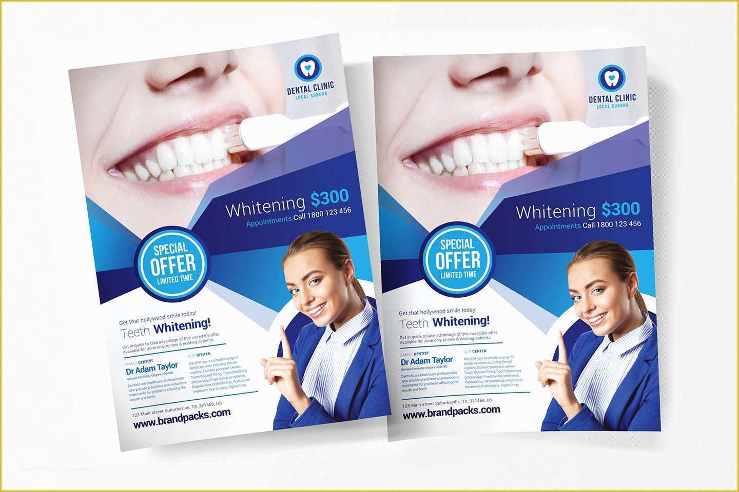 Free Dental Templates Of Free Dental Clinic Poster Template Psd Ai & Vector