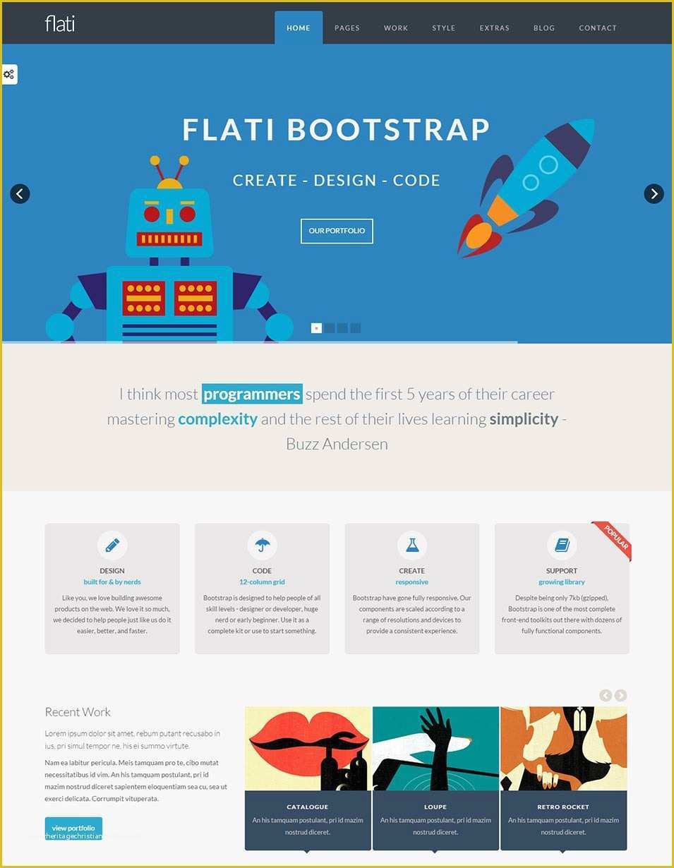 Free Design Templates Of 35 Best Bootstrap Design Templates & themes
