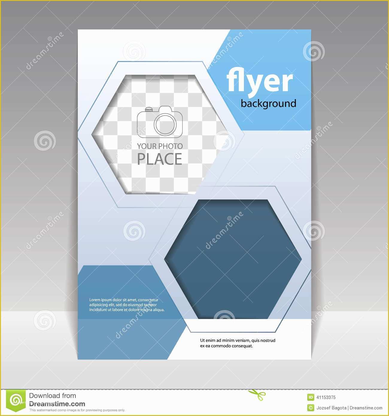Free Design Templates Of Business Technology Flyer Design Template Stock Vector