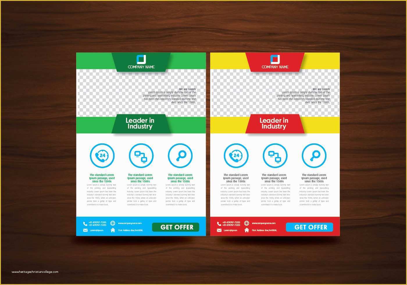 Free Design Templates Of Vector Brochure Flyer Design Layout Template Vector