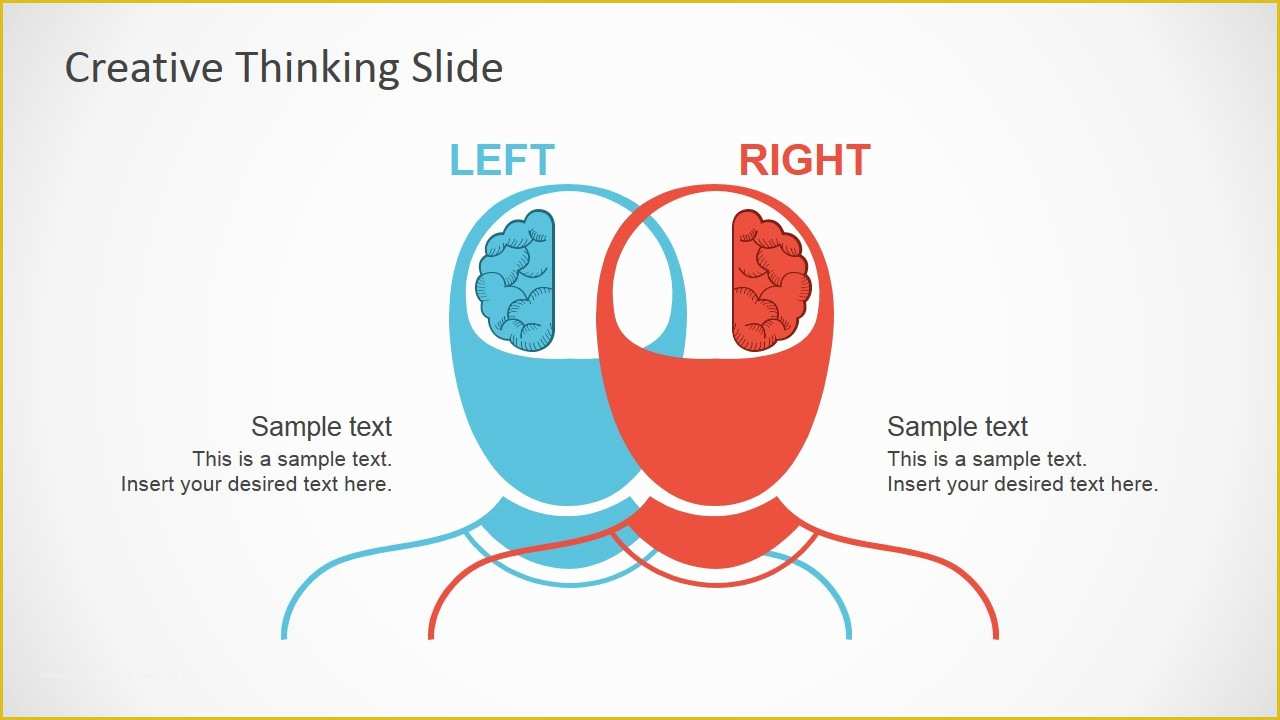 Free Design Thinking Powerpoint Template Of Free Creative Thinking Slides for Powerpoint Slidemodel