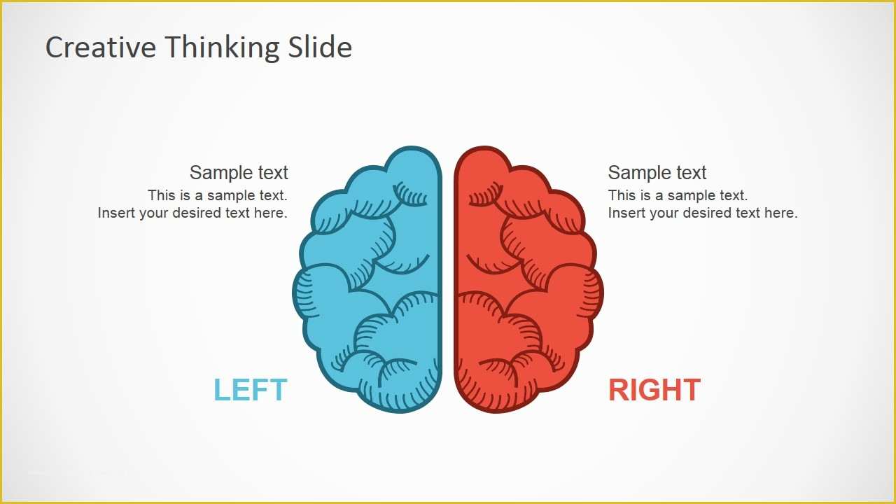 Free Design Thinking Powerpoint Template Of Free Creative Thinking Slides for Powerpoint Slidemodel