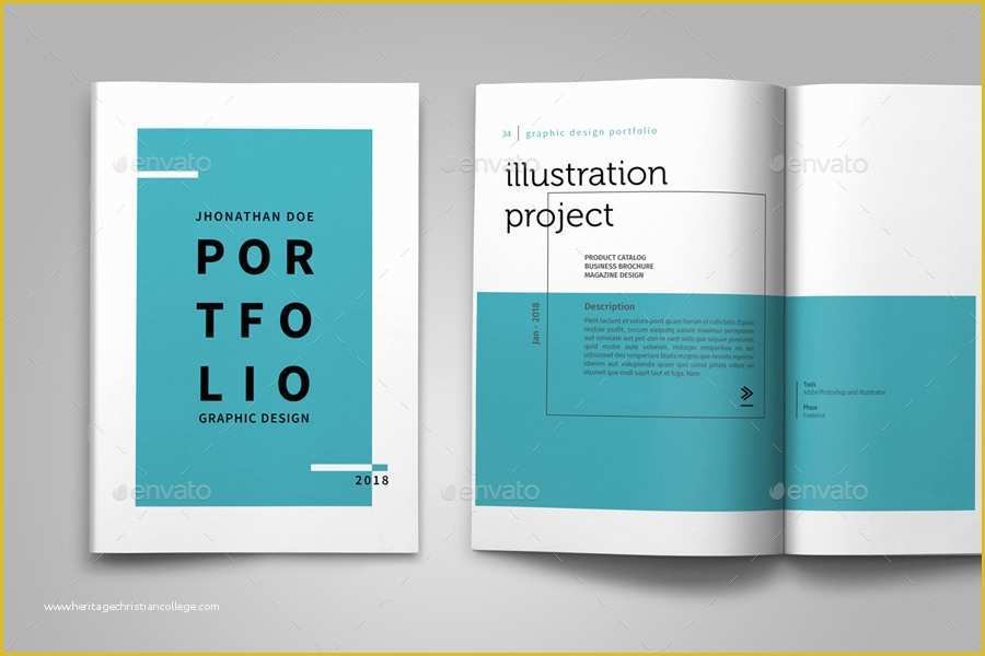 Free Designer Portfolio Template Of Graphic Design Portfolio Template by Adekfotografia