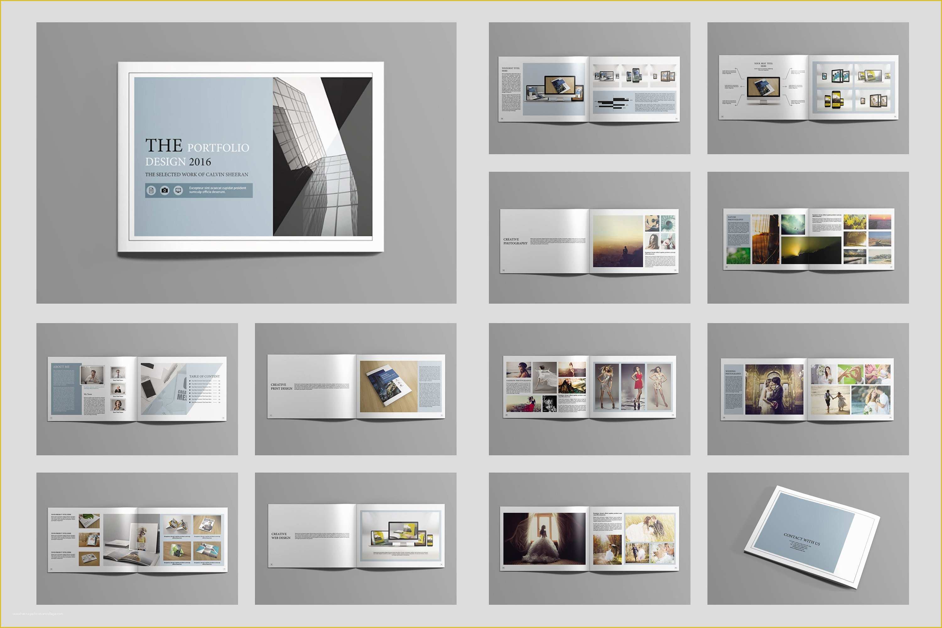 Free Designer Portfolio Template Of Indesign Portfolio Brochure V419 Brochure Templates