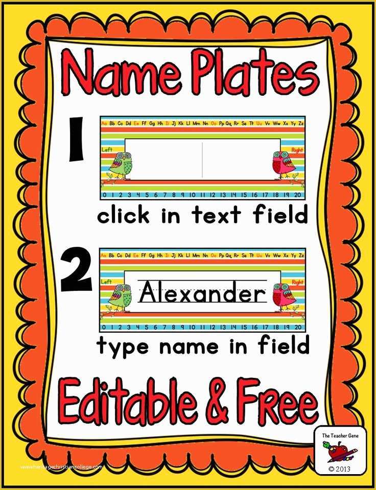 Free Desk Name Plate Template Of Best 25 Student Name Plates Ideas On Pinterest