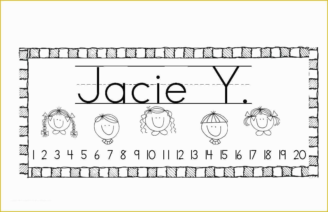 Printable Desk Name Plate Template