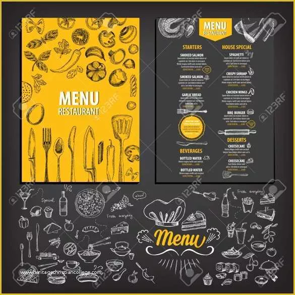 Free Dessert Menu Template Word Of Dessert Menu Templates – 21 Free Psd Eps format Download