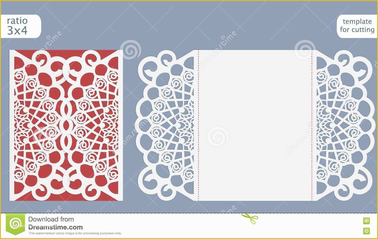 Free Die Cut Templates Of Best Free Laser Cut Card Template