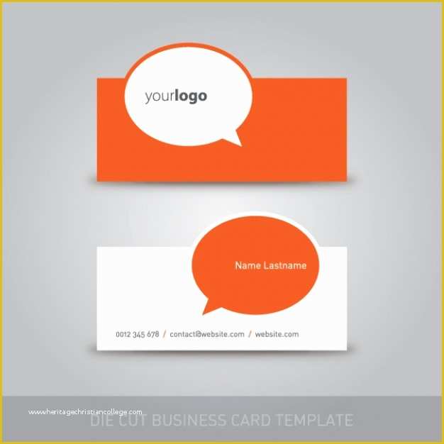 Free Die Cut Templates Of Die Cut Business Card Template Vector