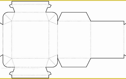 Free Die Cut Templates Of Pin Pillow Box Template No01 Free Templates Store Cake On