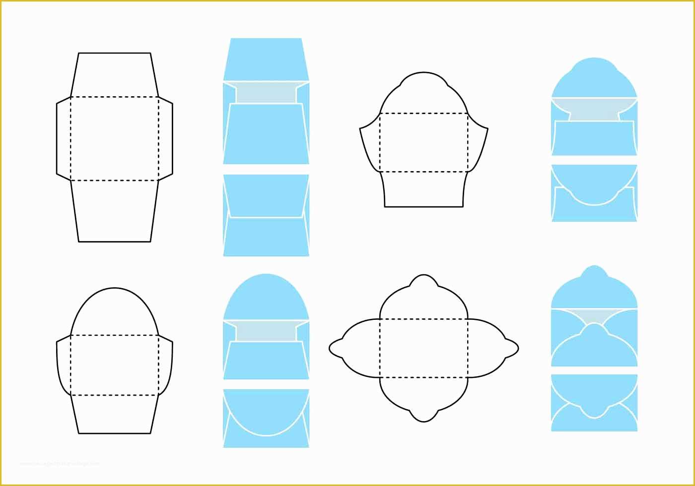 Free Die Cut Templates Of Vector Die Cut Envelope Download Free Vector Art Stock
