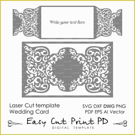 Free Die Cut Templates Of Wedding Invitation Pattern Card Template Shutters Gates Doors