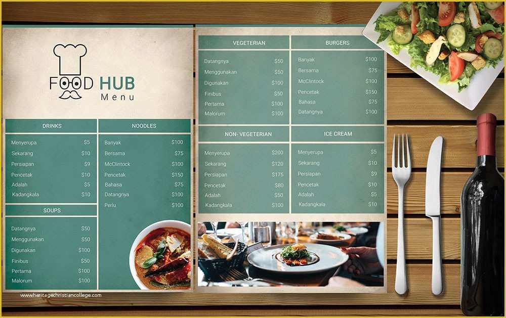 Free Digital Menu Templates Of 50 Free Psd Restaurant Flyer Menu Templates
