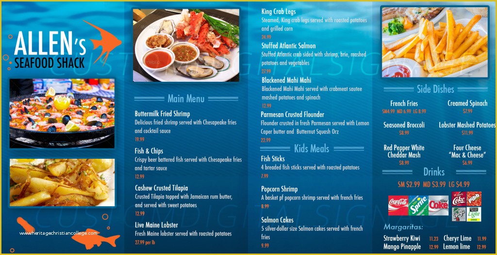 Free Digital Menu Templates Of Digital Menu Board Templates Custom Digital Signage