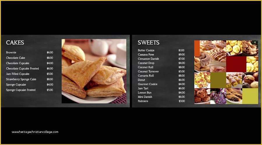 Free Digital Menu Templates Of Digital Menu Boards Electronic Menus and software