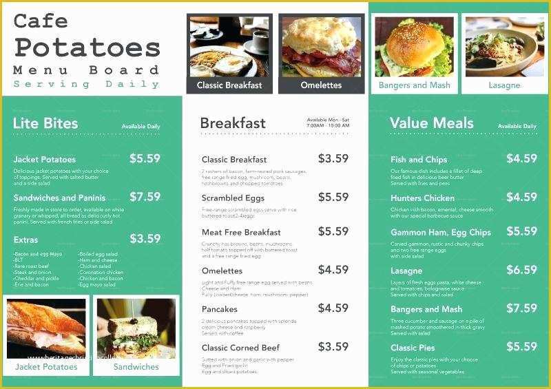 Free Digital Menu Templates Of Menu Board Template Free Digital Signage Templates O Psd